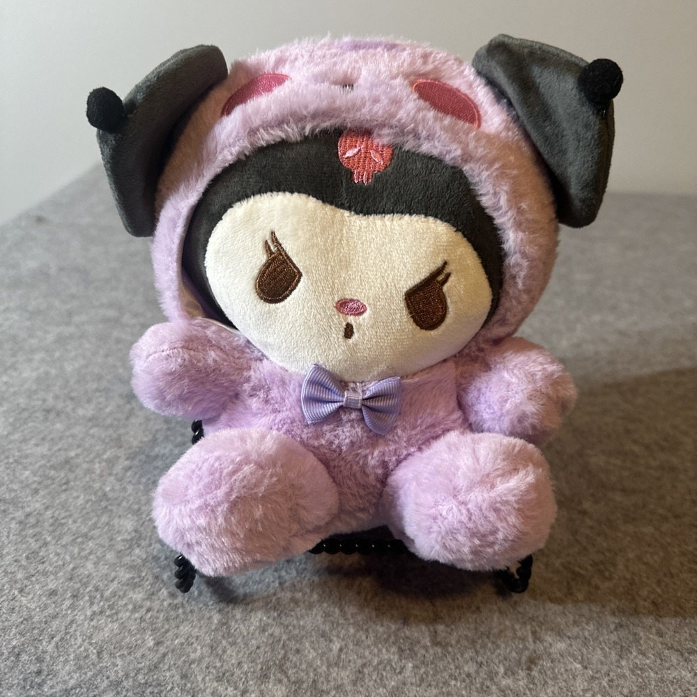 Sanrio -  Kuromi Cosplay Cute Anime‎ Figure Doll Plush Toy NWOT